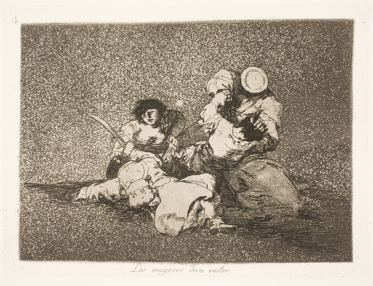 It is the Women Who Give Courage (4) by Francisco de Goya