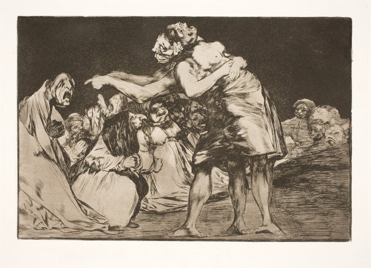The Foolish Marriage (She Who Wants to Marry Never Misses the Opportunity to Talk About It) by Francisco de Goya