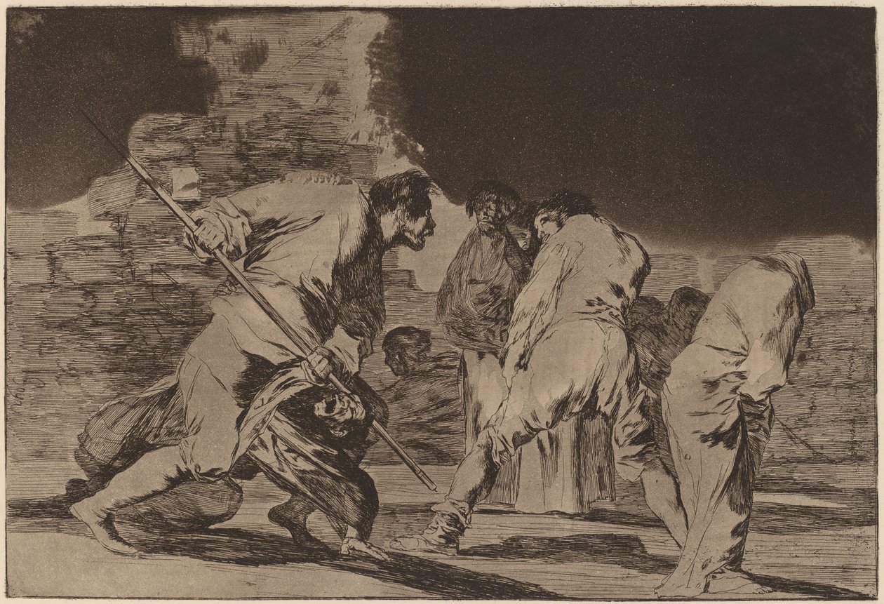 Furious Folly by Francisco de Goya