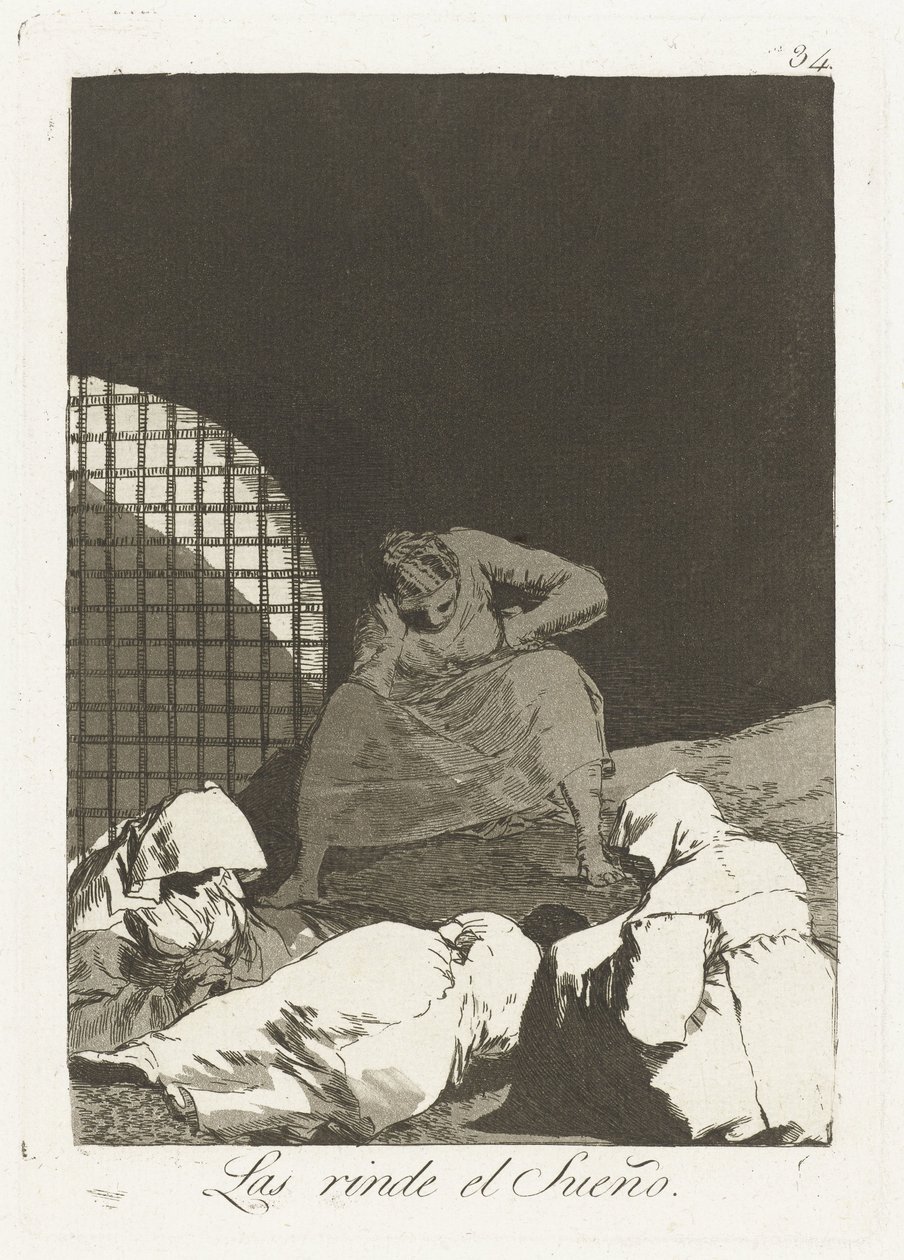 Overcome by Sleep by Francisco de Goya
