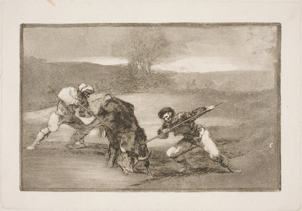 Another Way of Hunting on Foot by Francisco de Goya