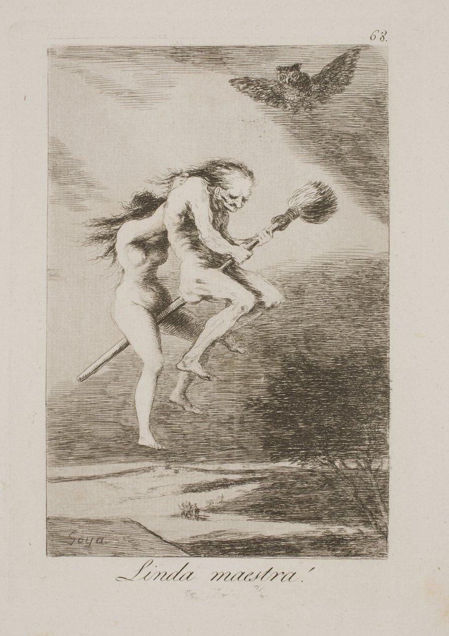 A Handsome Teacher by Francisco de Goya