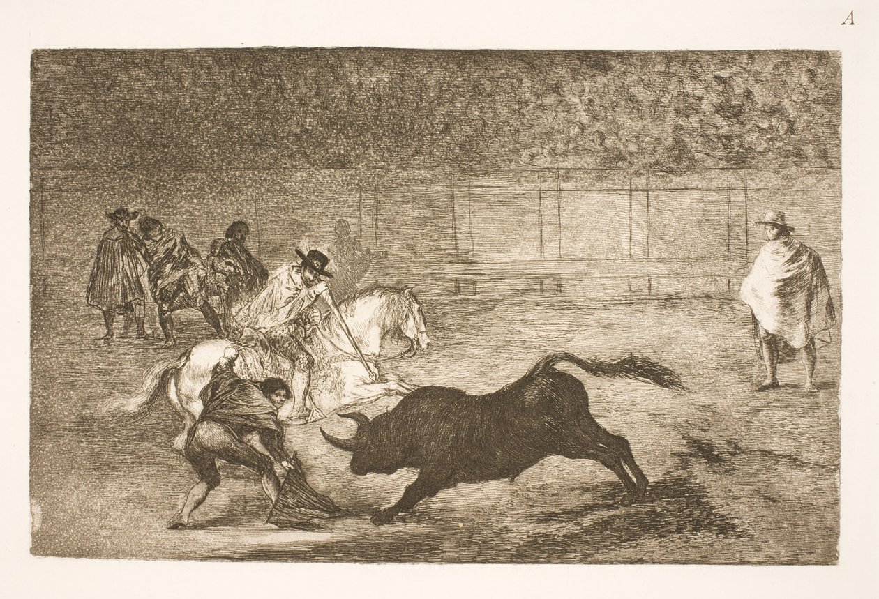 A Spanish Rider Breaking Short Spears with the Help of His Seconds