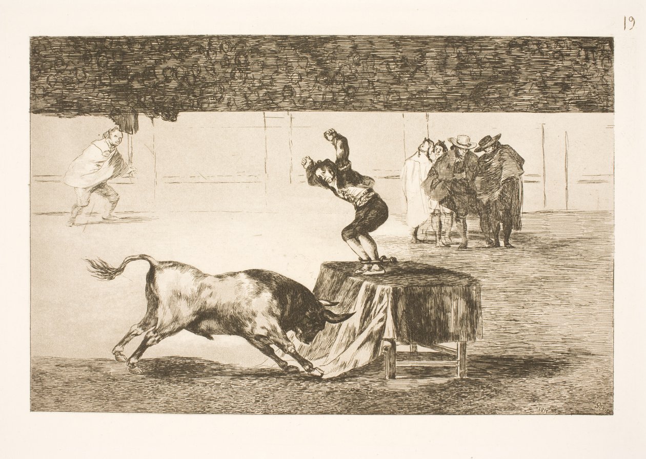 Another Mad Action (by Martincho) in the Same Arena (in Saragossa) by Francisco de Goya