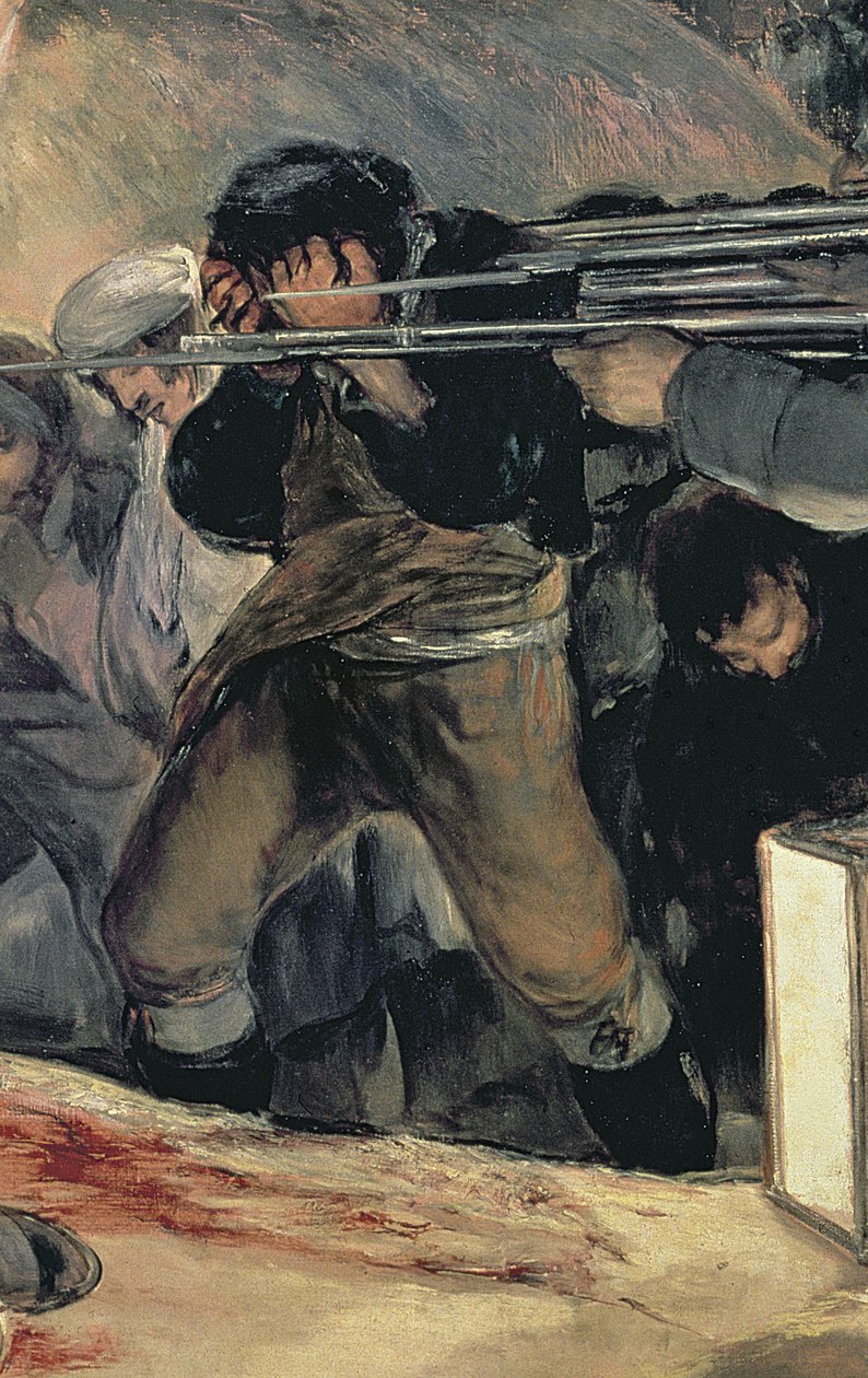 Execution of the Defenders of Madrid, 3rd May, 1808 (detail) by Francisco de Goya