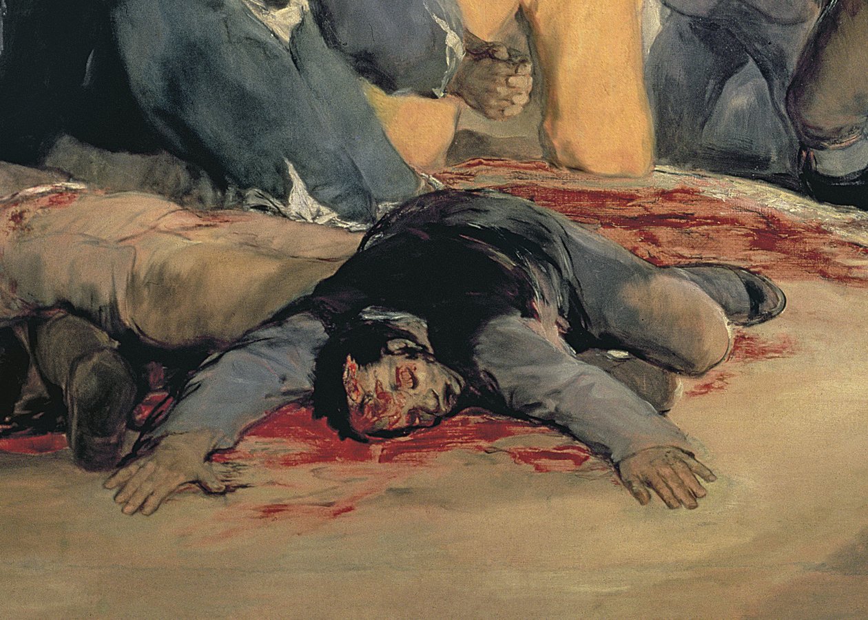 Execution of the Defenders of Madrid, 3rd May, 1808 (detail) by Francisco de Goya
