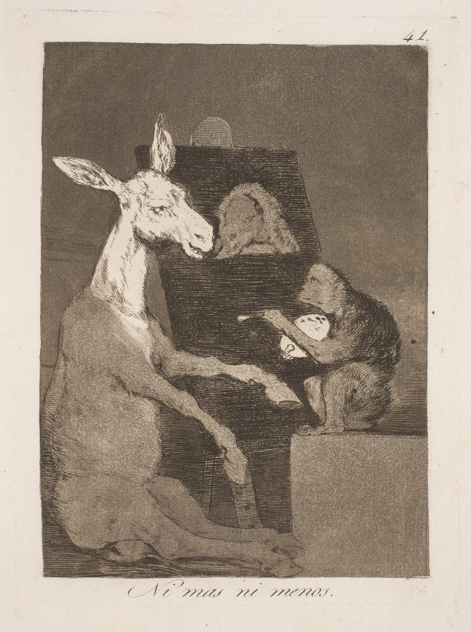 Neither More Nor Less by Francisco de Goya