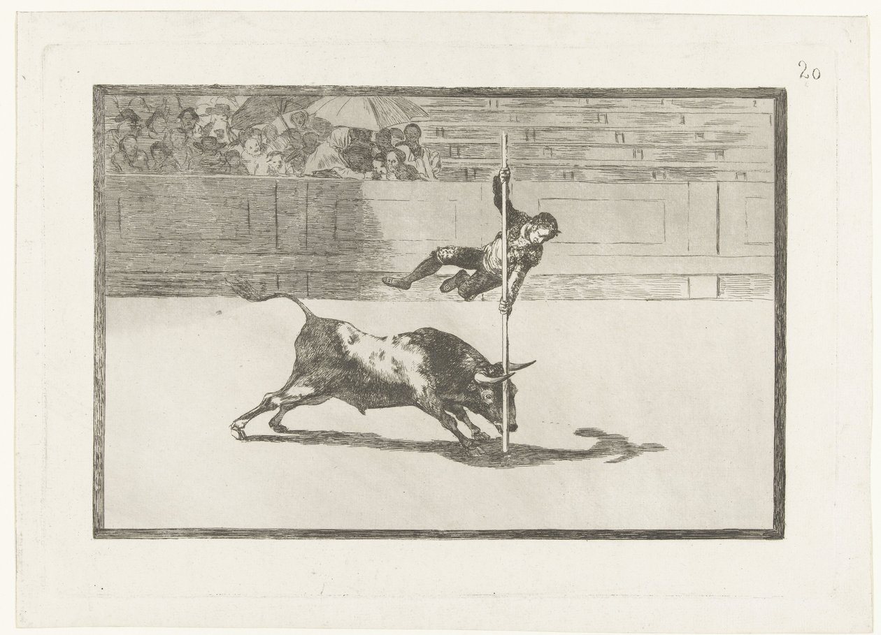 Juanito Apiñani in the Arena of Madrid by Francisco de Goya