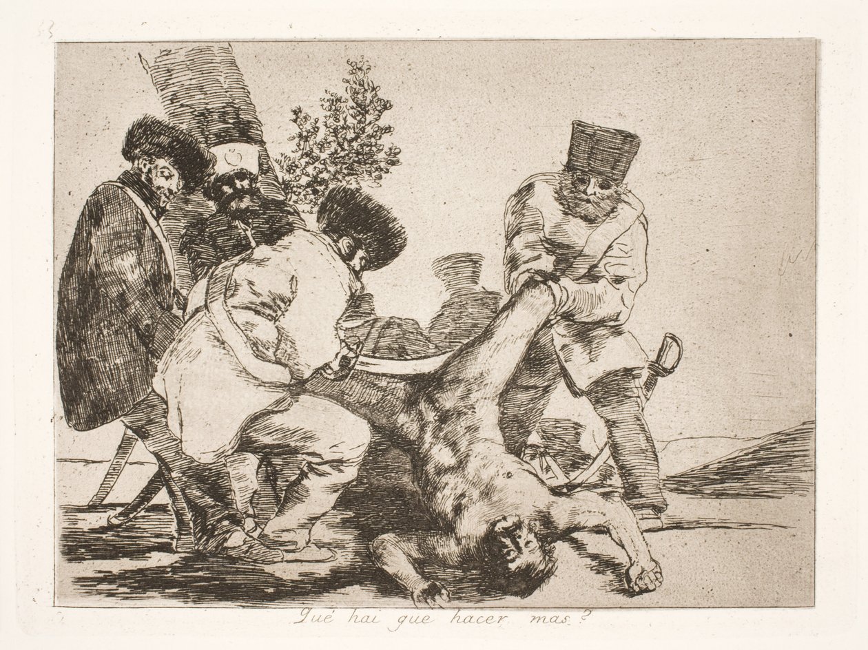 Can One Do More? (33) by Francisco de Goya