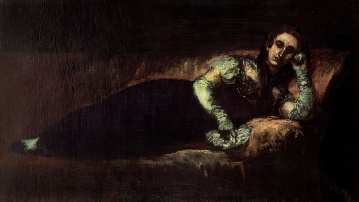 The Countess of Baena – 1819 by Francisco de Goya