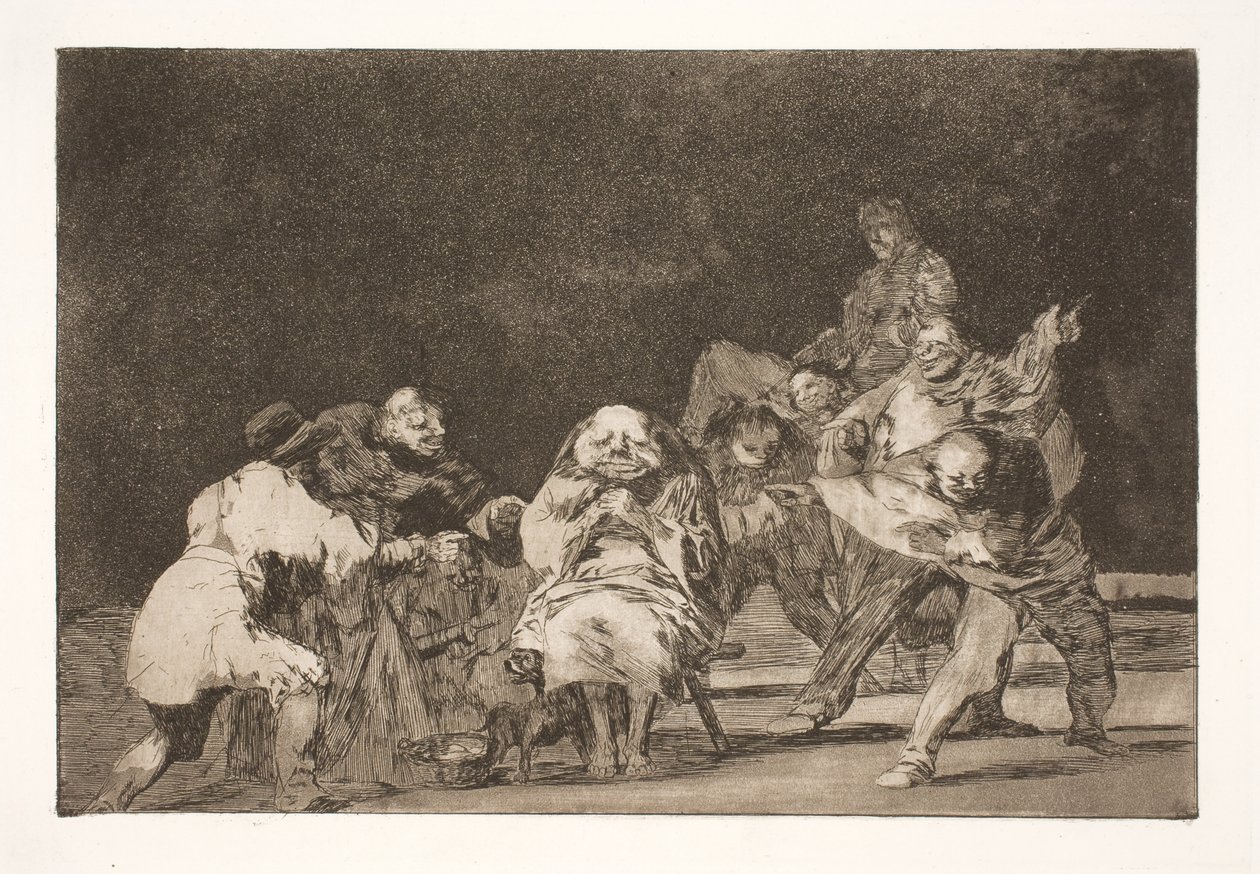 Loyalty (He who does not like you will defame you through jest) by Francisco de Goya