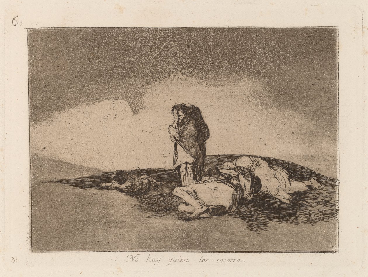Nobody Can Help Them by Francisco de Goya