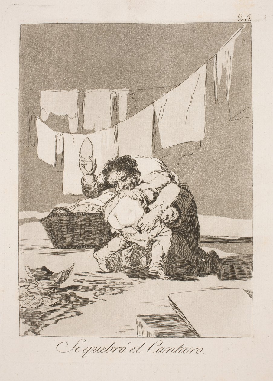 When One Has Broken the Jug by Francisco de Goya