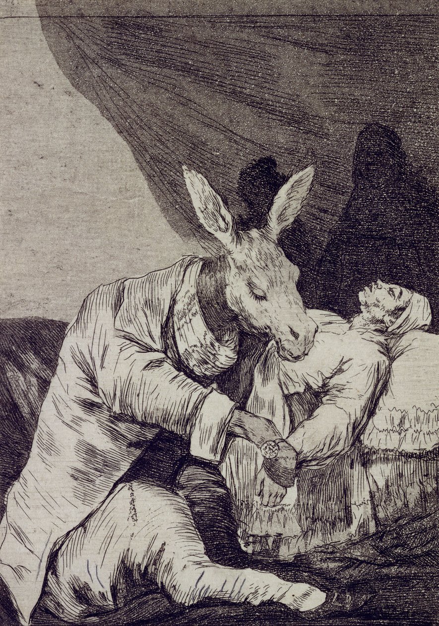Of What Ill Will He Die Capricho No 40 by Francisco de Goya