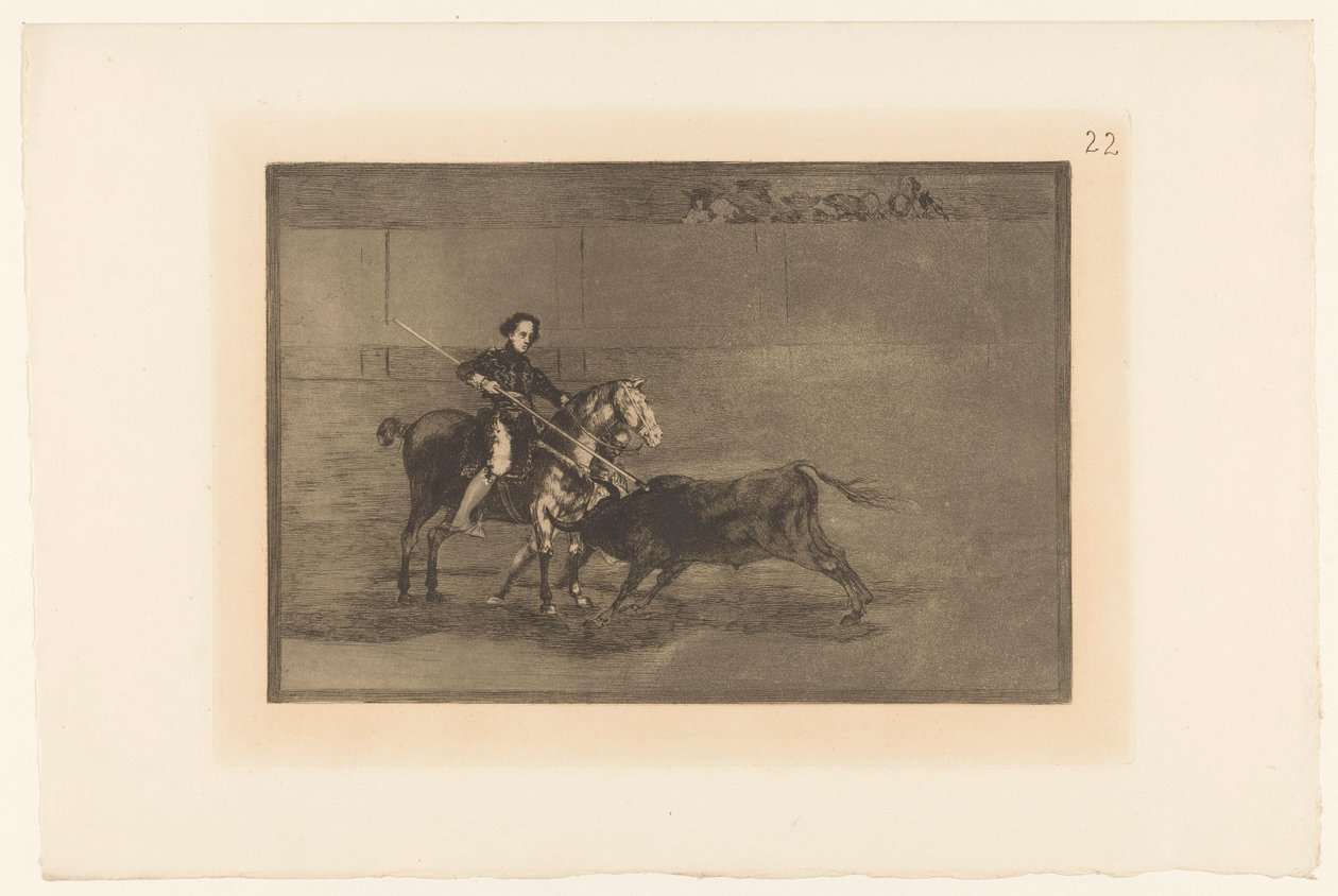 Pajuelera in the Arena of Zaragoza by Francisco de Goya