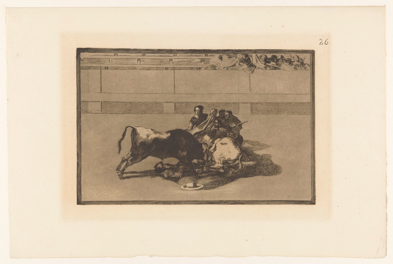 Picador Fallen from His Horse by Francisco de Goya