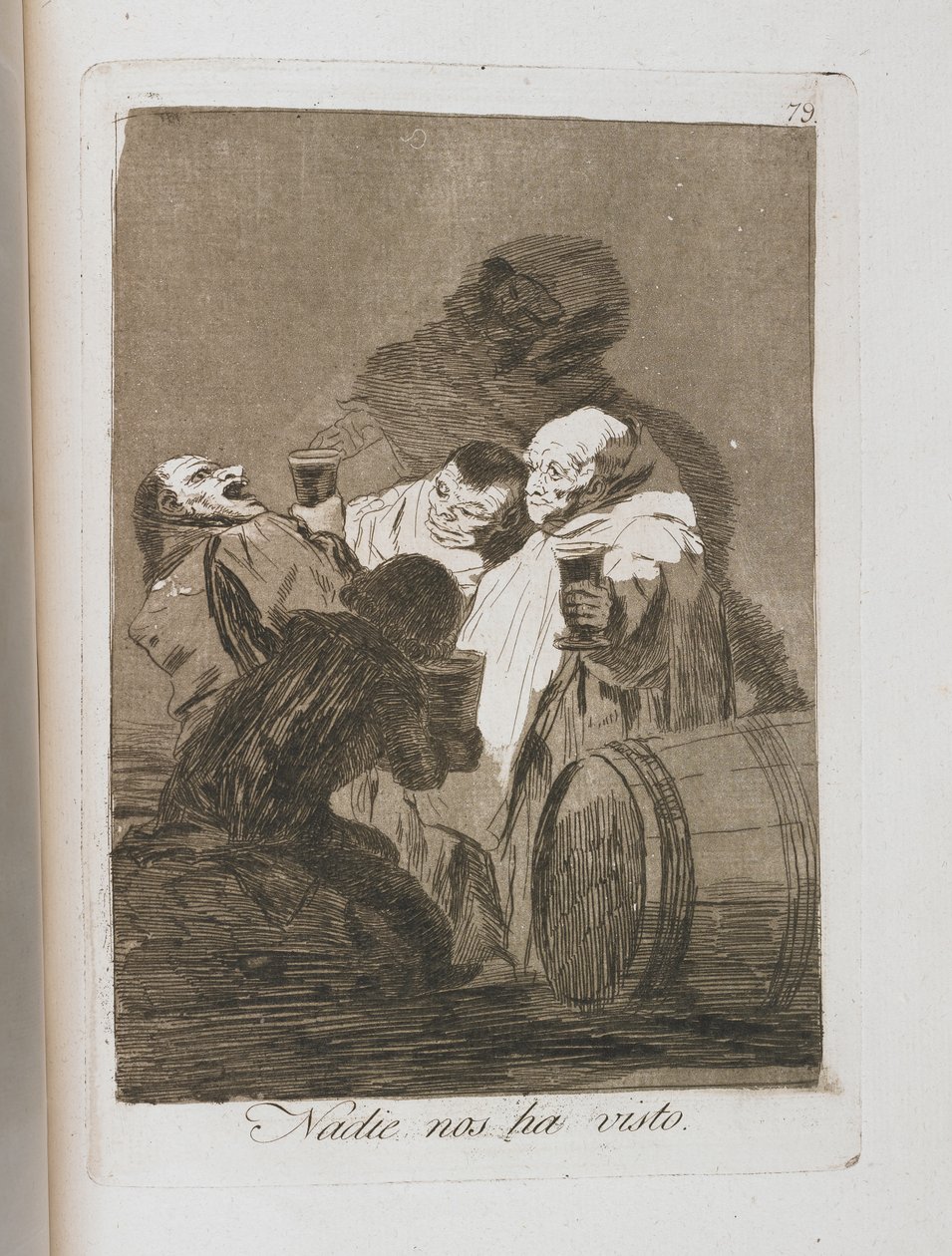 Plate from Los Caprichos, 1797-1798 by Francisco de Goya