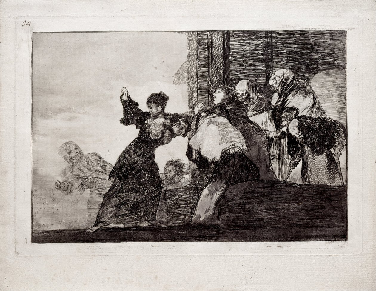 Poor Folly from the Series Los Disparates Follies by Francisco de Goya