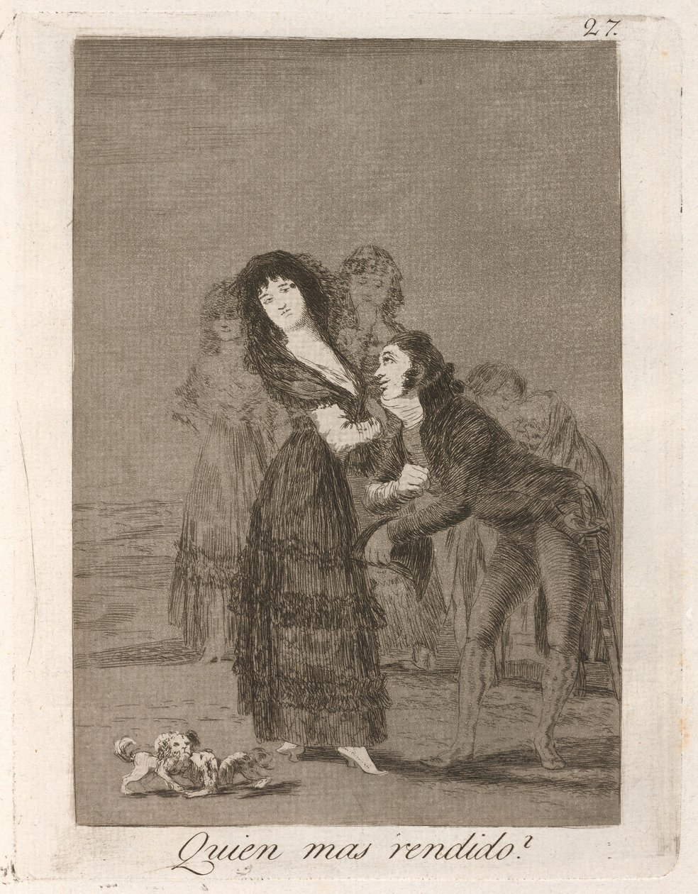 Which of Them Is the More Overcome? by Francisco de Goya