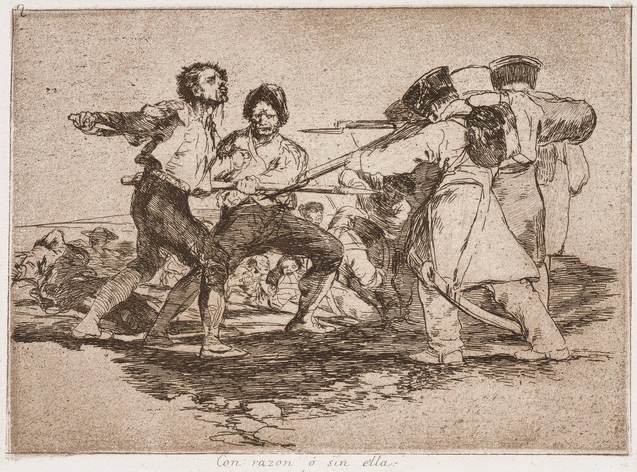 Rightly or Wrongly, from the series The Disasters of War by Francisco de Goya