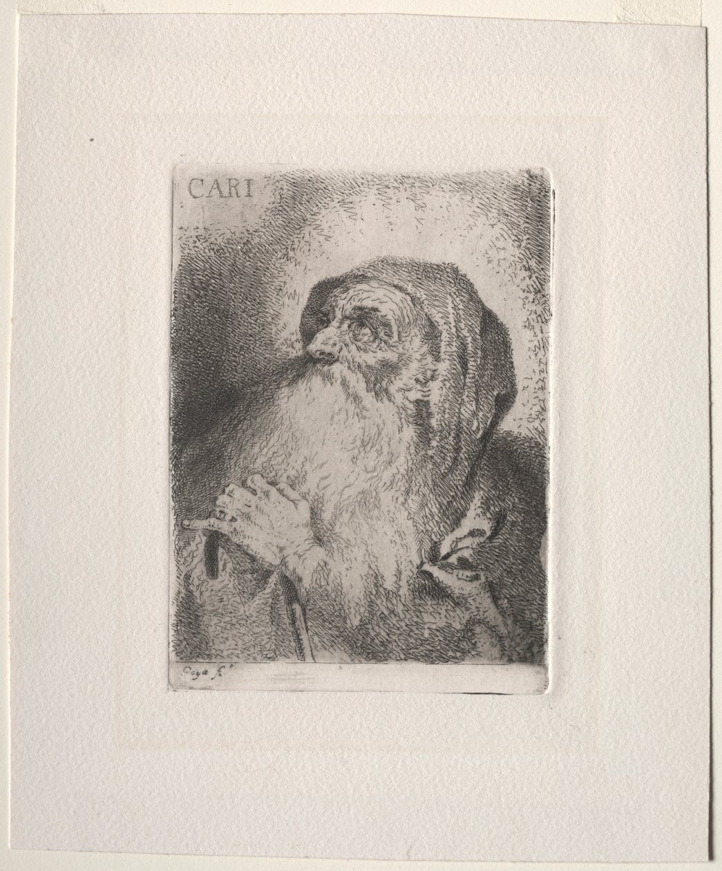 San Francisco de Paula (Caritas) by Francisco de Goya