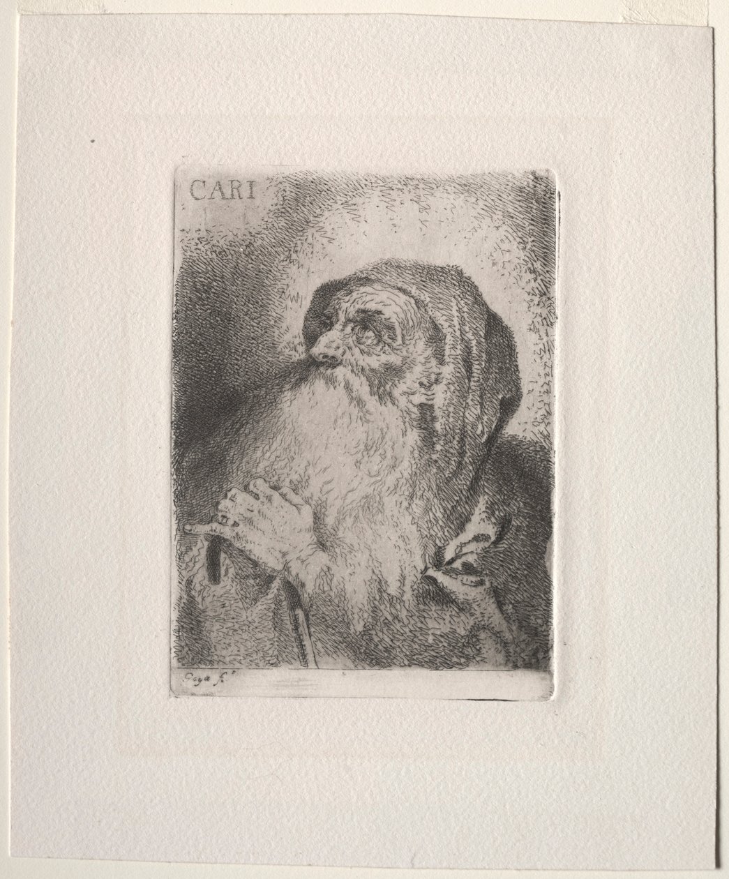 San Francisco de Paula Caritas by Francisco de Goya