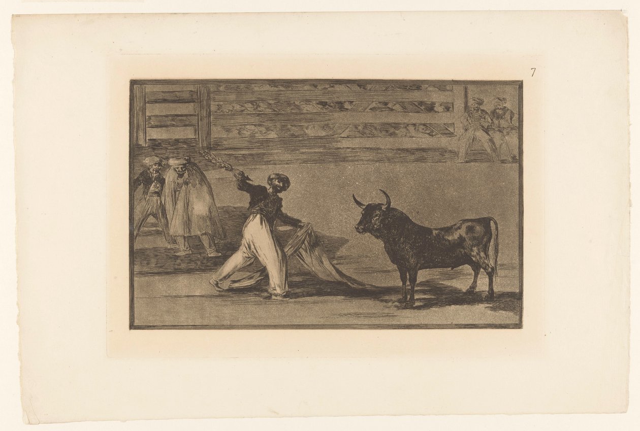 Bullfighter with Banderilla (series title: The Bullfights) by Francisco de Goya