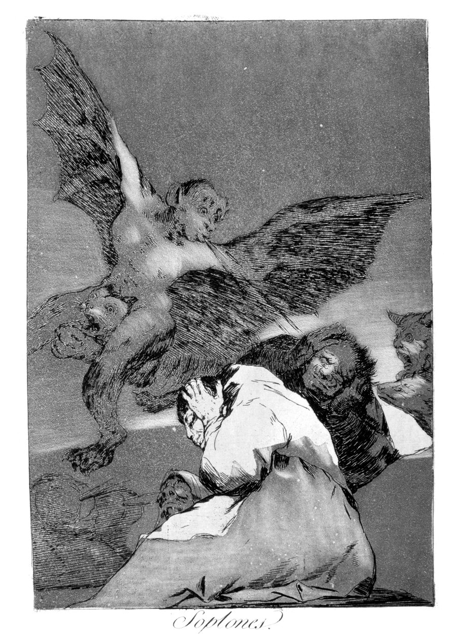 Swallow it, Dog by Francisco de Goya
