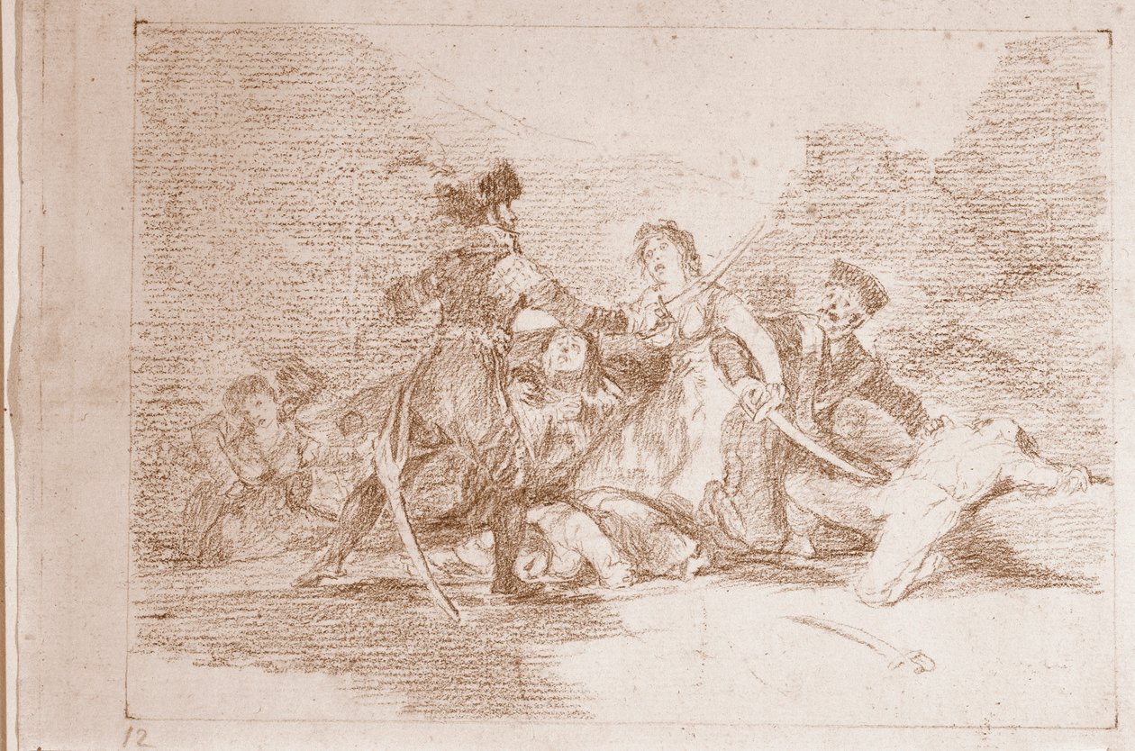 The Disasters of War: It is already too late by Francisco de Goya