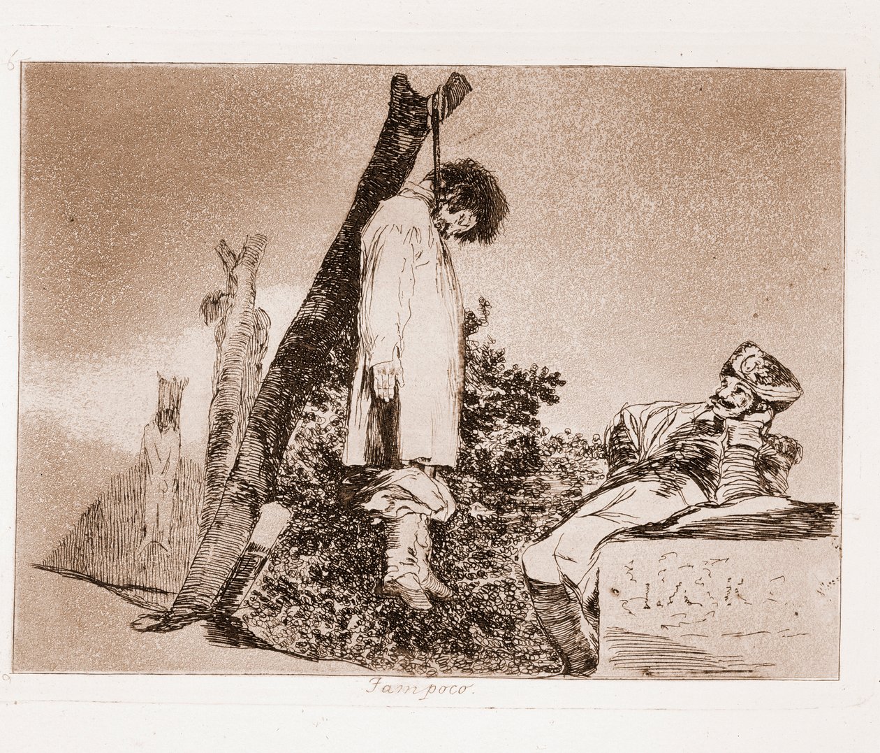 The Disasters of War: There is No Hope by Francisco de Goya