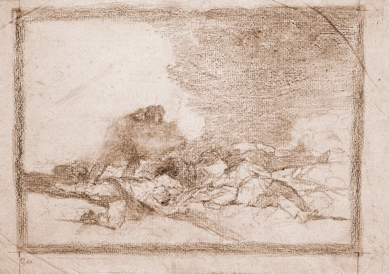 The Disasters of War: This is Why You Were Born (preparatory drawing) by Francisco de Goya