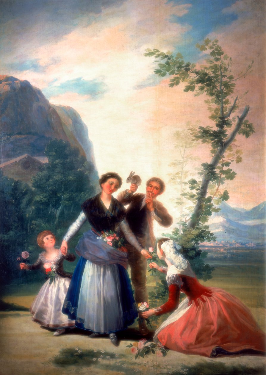 The Florists or Spring, 1786 by Francisco de Goya