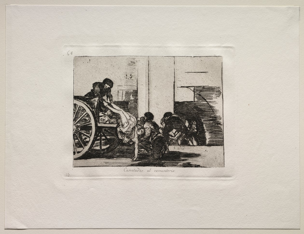 The Horrors of War: Cartloads to the Cemetery by Francisco de Goya