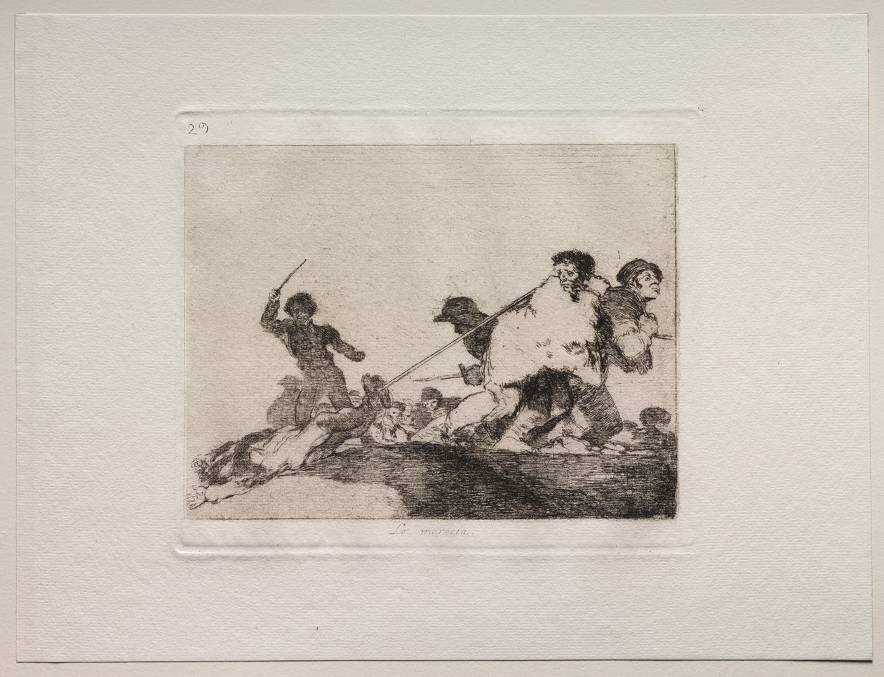 The Horrors of War: He Deserved It by Francisco de Goya