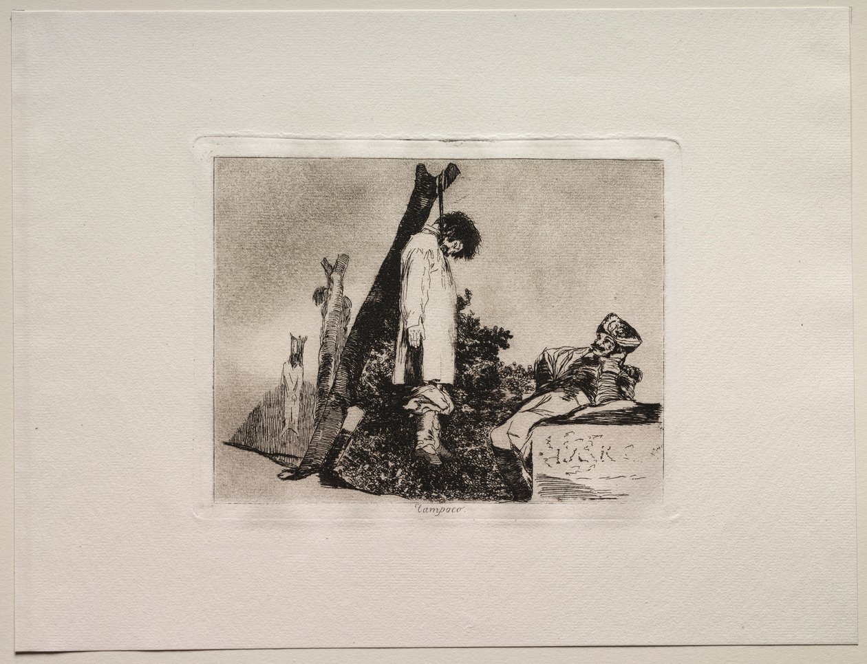 The Horrors of War: Not In This Case Either by Francisco de Goya