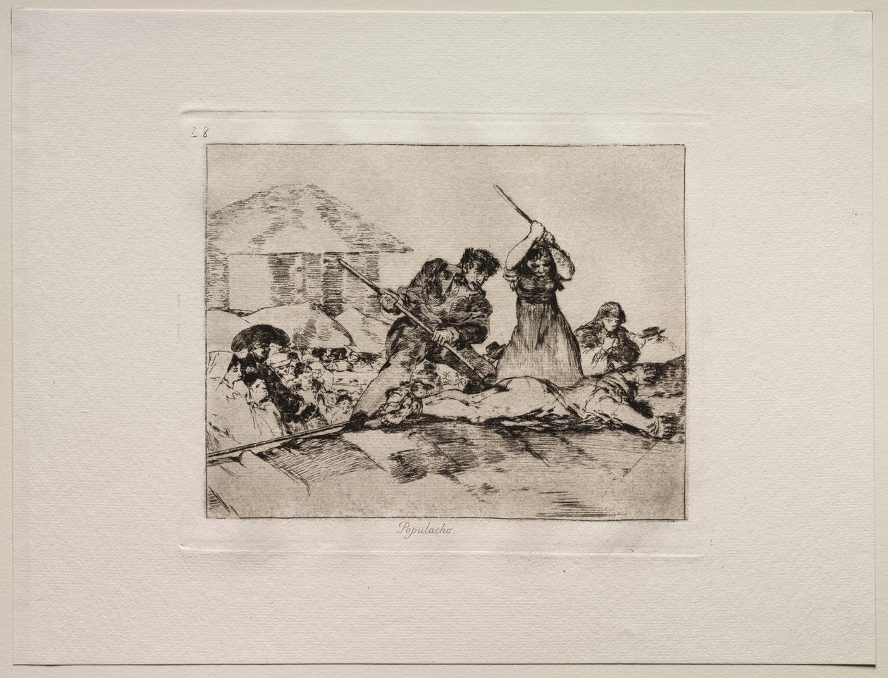 The Horrors of War: Rabble by Francisco de Goya