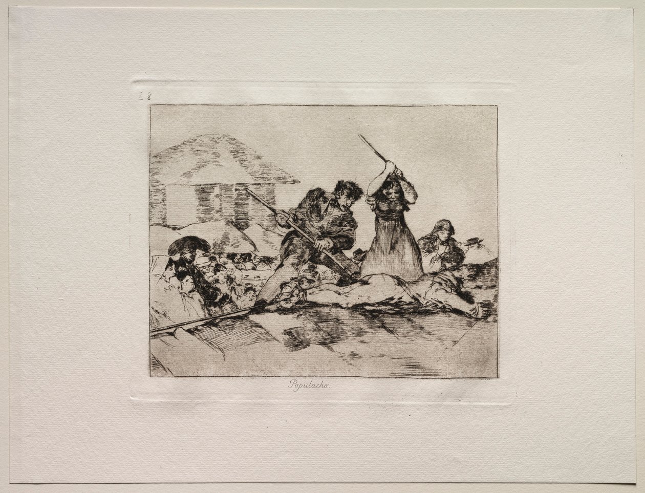 The Horrors of War: Rabble by Francisco de Goya