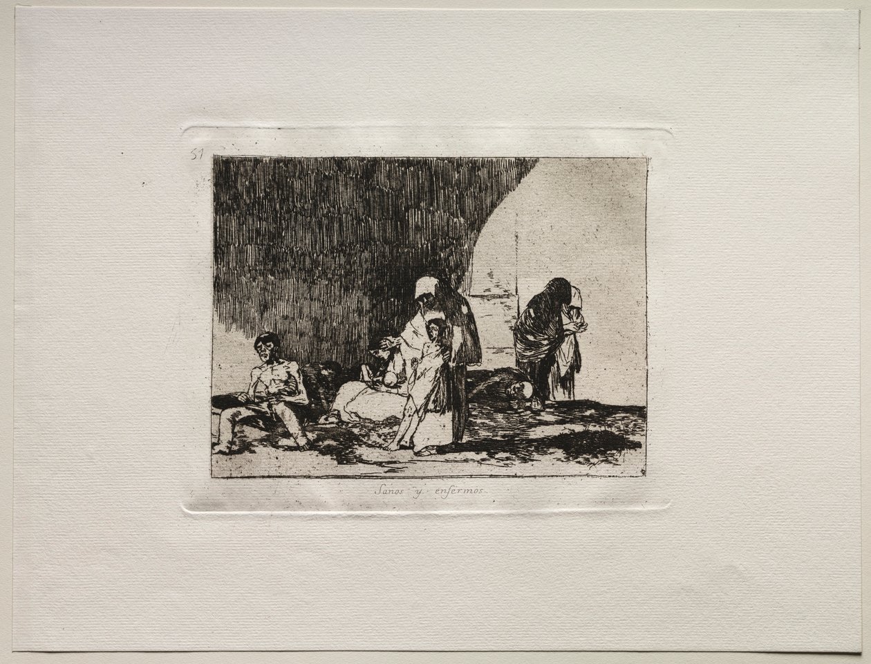 The Horrors of War: The Healthy and the Sick by Francisco de Goya