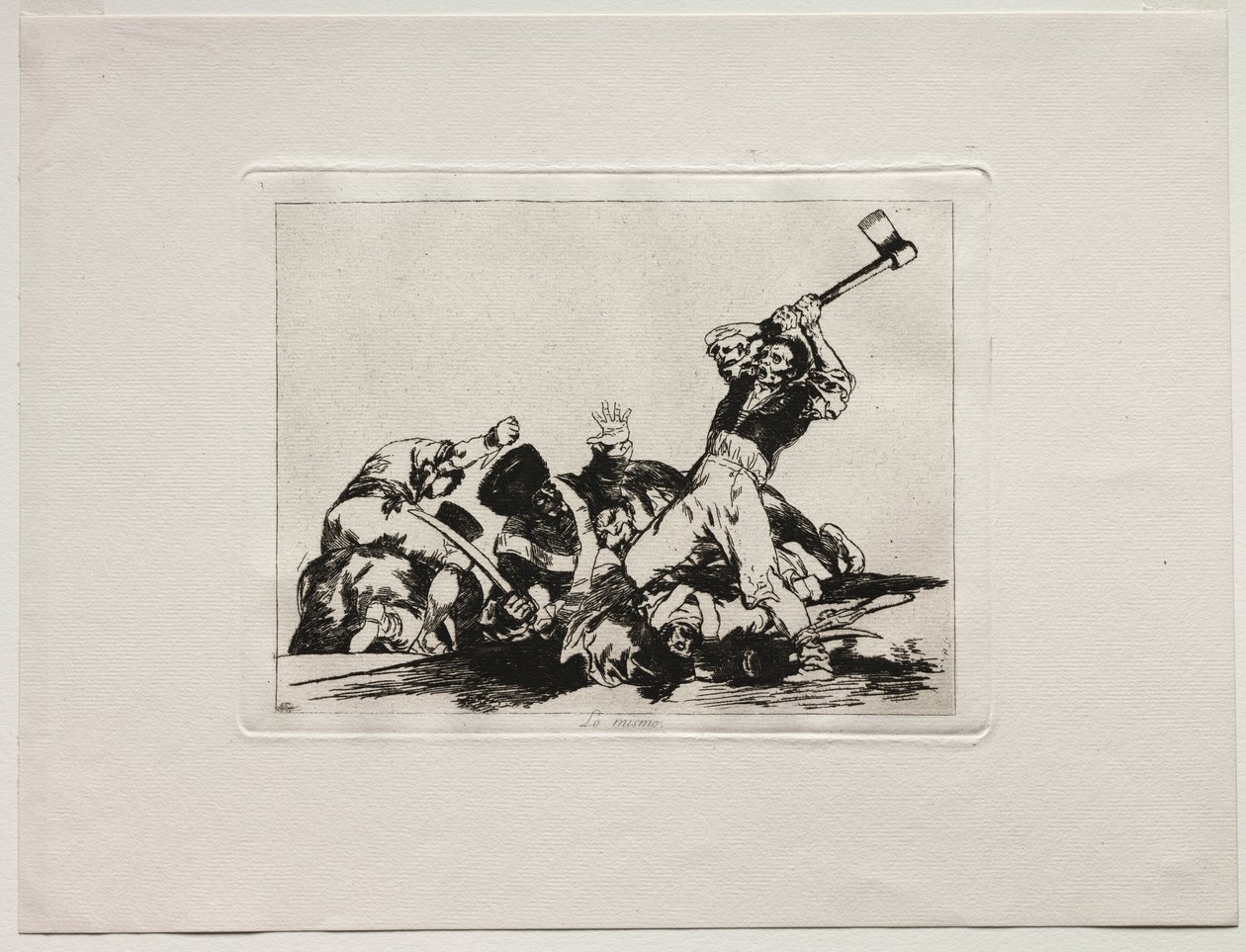 The Horrors of War: The Same by Francisco de Goya