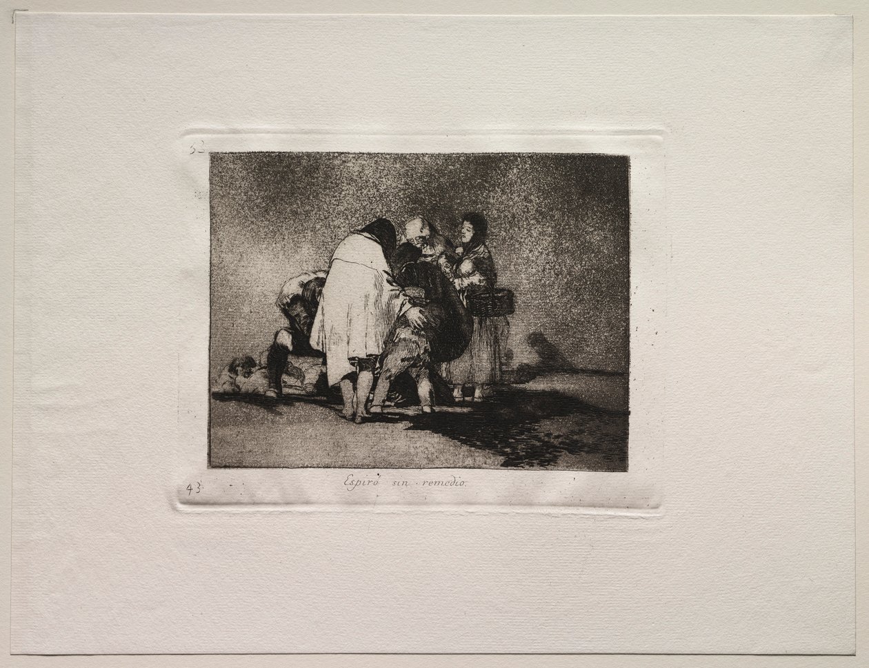 The Horrors of War: There Was Nothing to be Done and He Died by Francisco de Goya