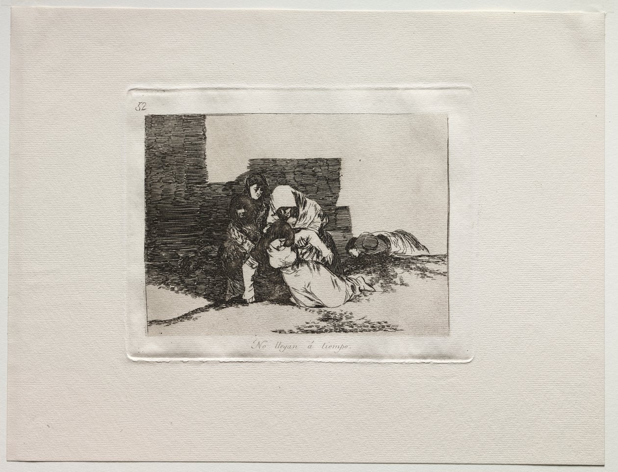 The Horrors of War: They Do Not Arrive In Time by Francisco de Goya