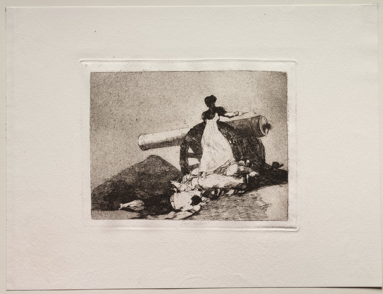 The Horrors of War: What Courage! by Francisco de Goya