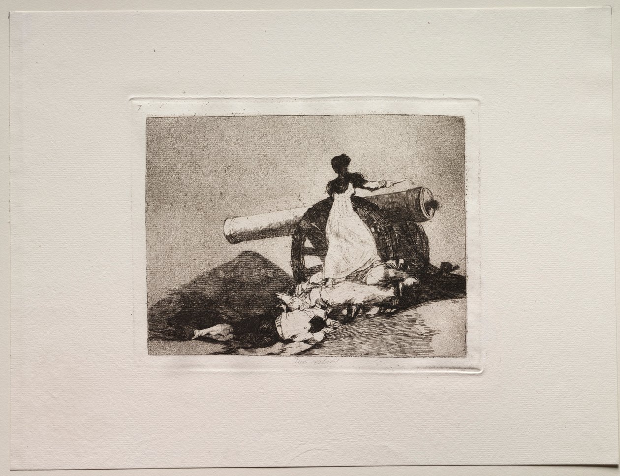 The Horrors of War: What Courage! by Francisco de Goya