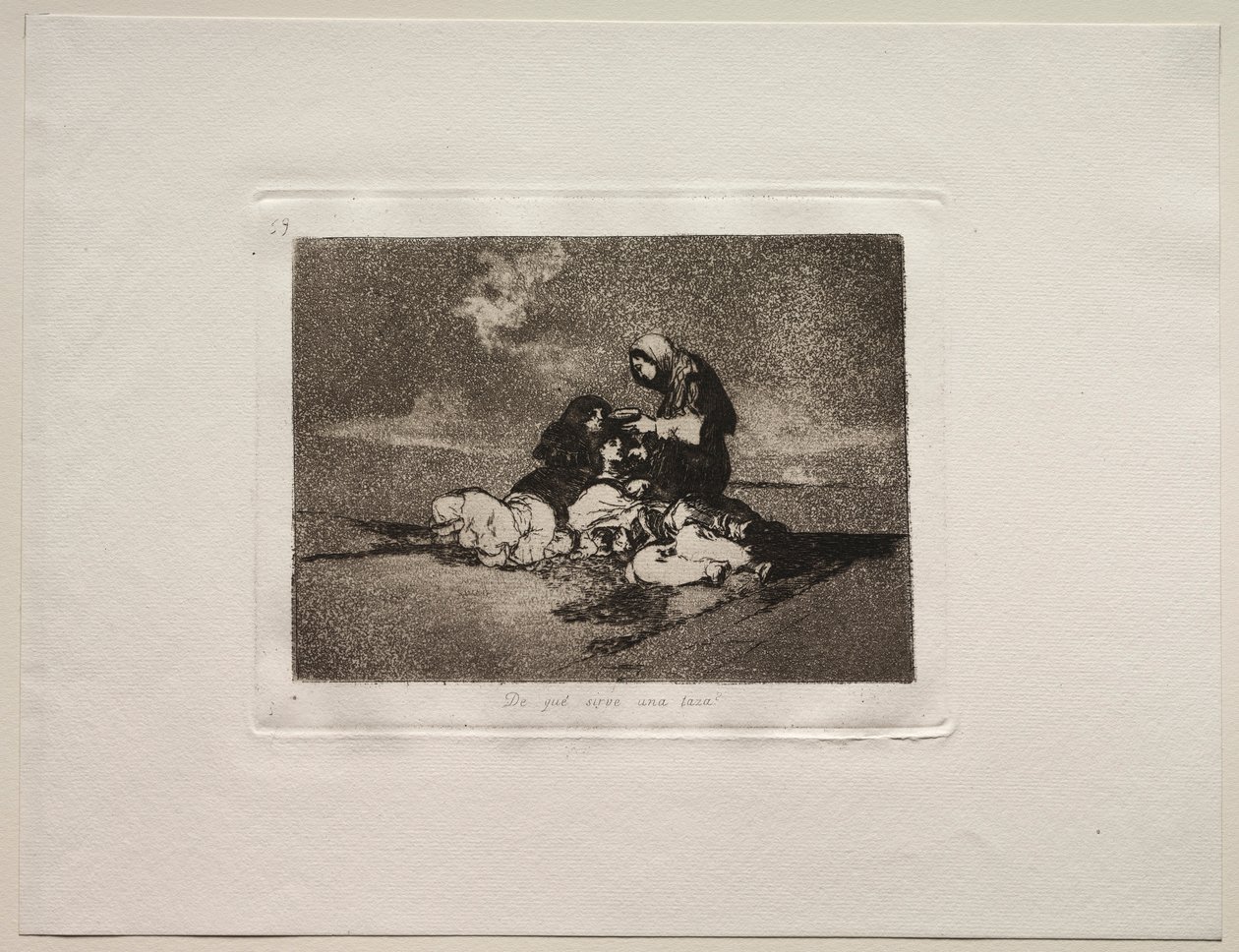 The Horrors of War: What is the Use of a Cup by Francisco de Goya