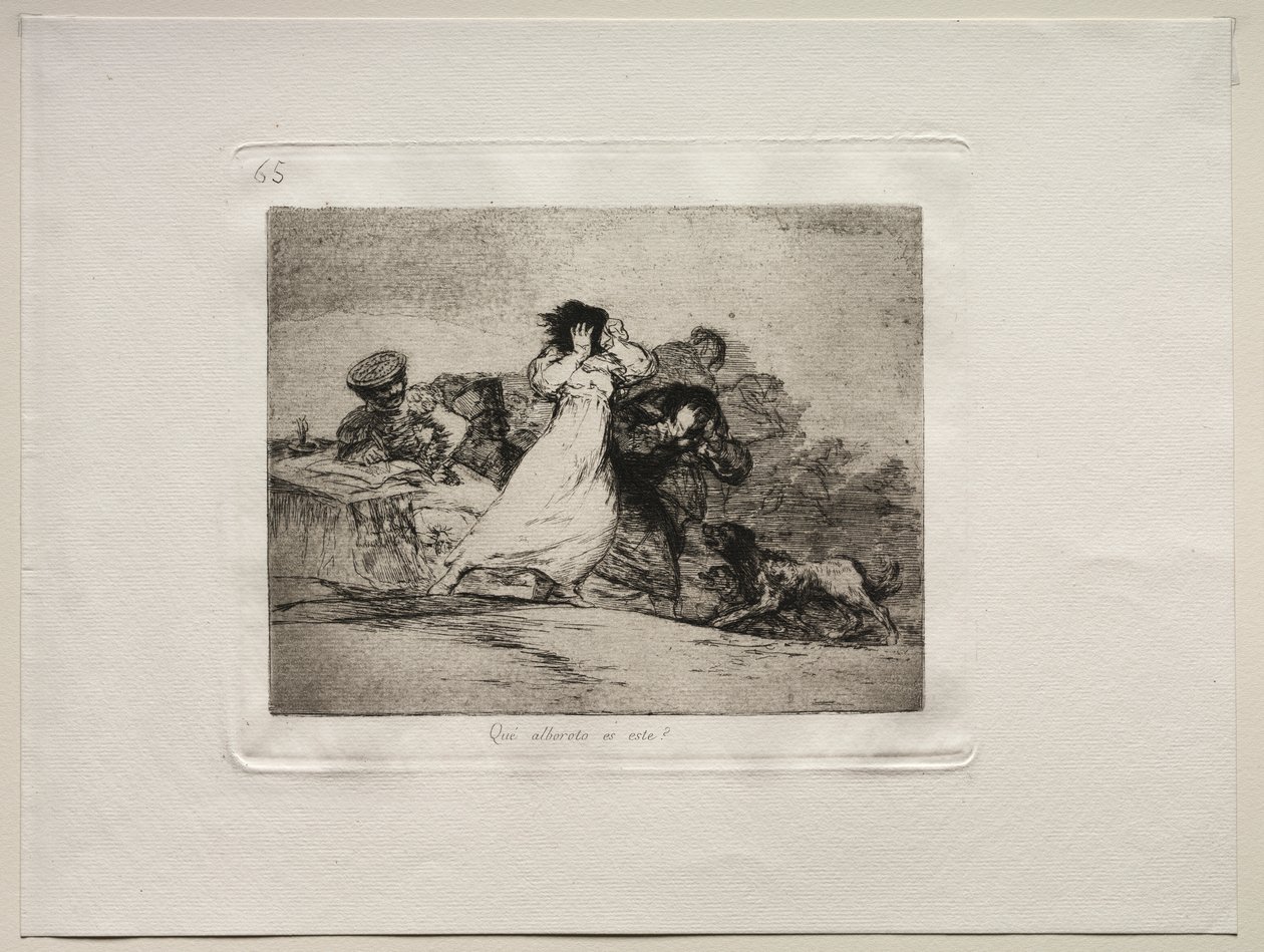 The Horrors of War: What is this Hubbub? by Francisco de Goya