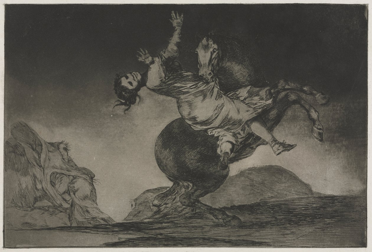 The Proverbs: The Horse-Abductor by Francisco de Goya