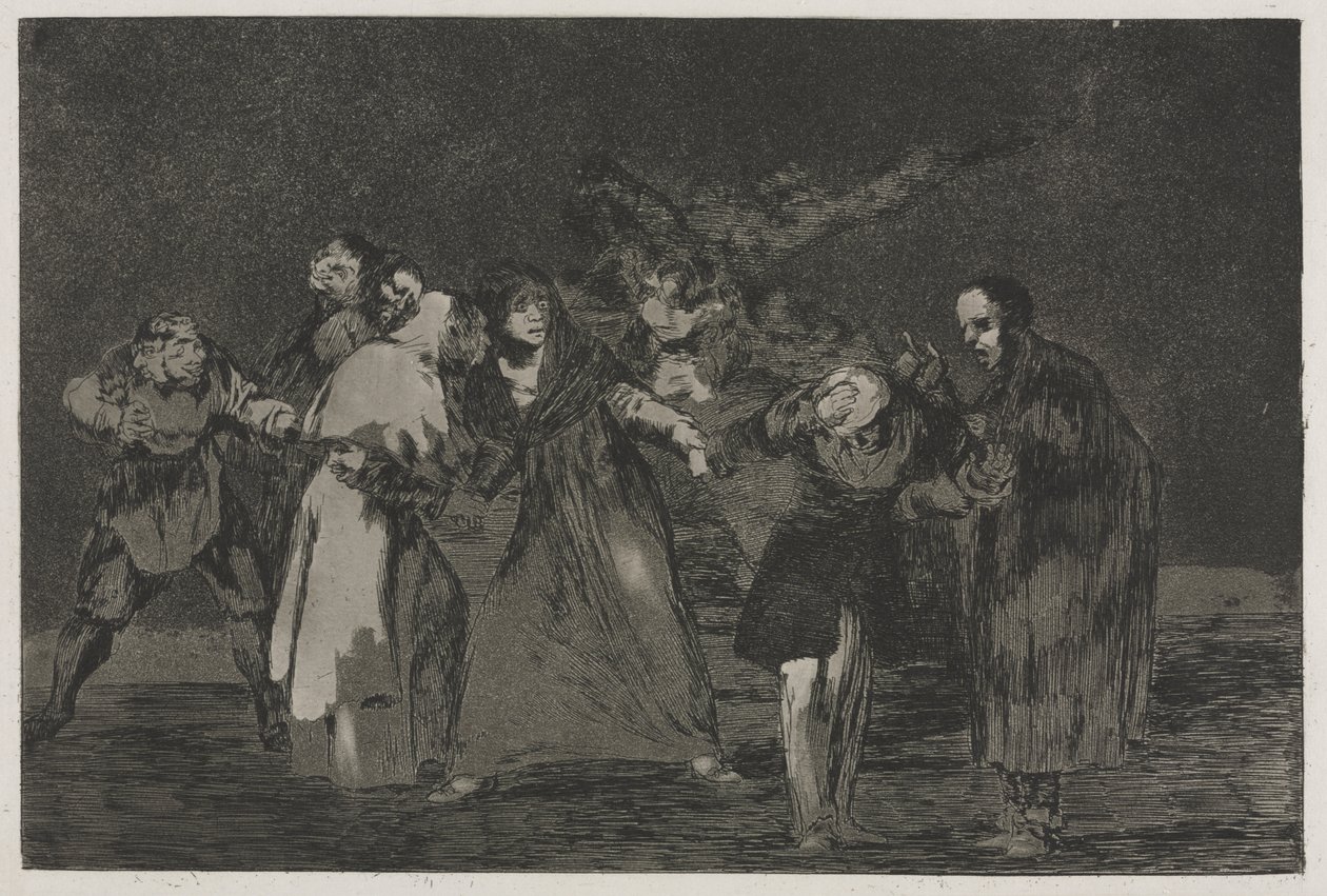 The Proverbs: Wounds Heal Quicker Than Hasty Words by Francisco de Goya