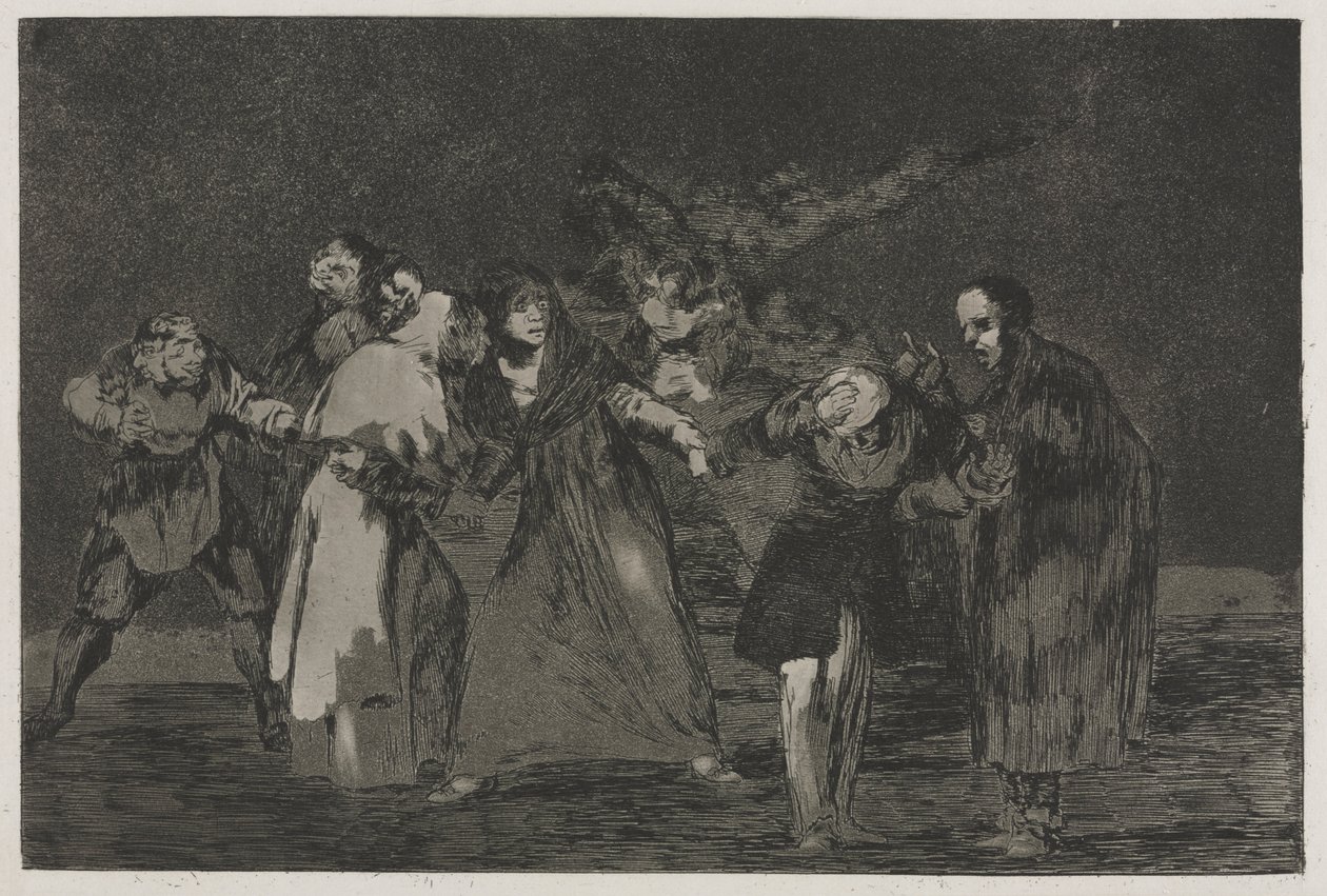 The Proverbs: Wounds Heal Quicker Than Hasty Words, 1864 by Francisco de Goya