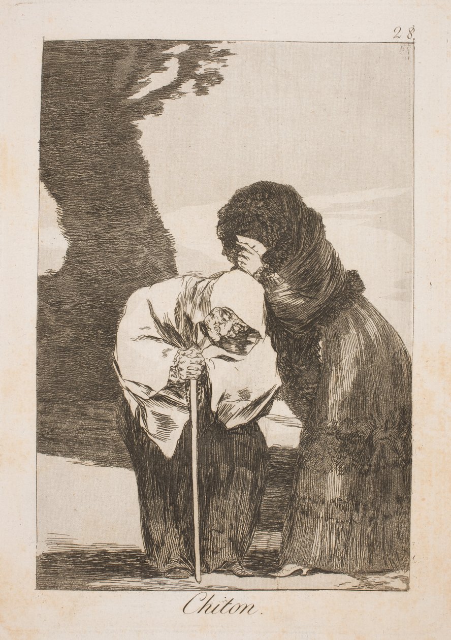 Hush Hush by Francisco de Goya