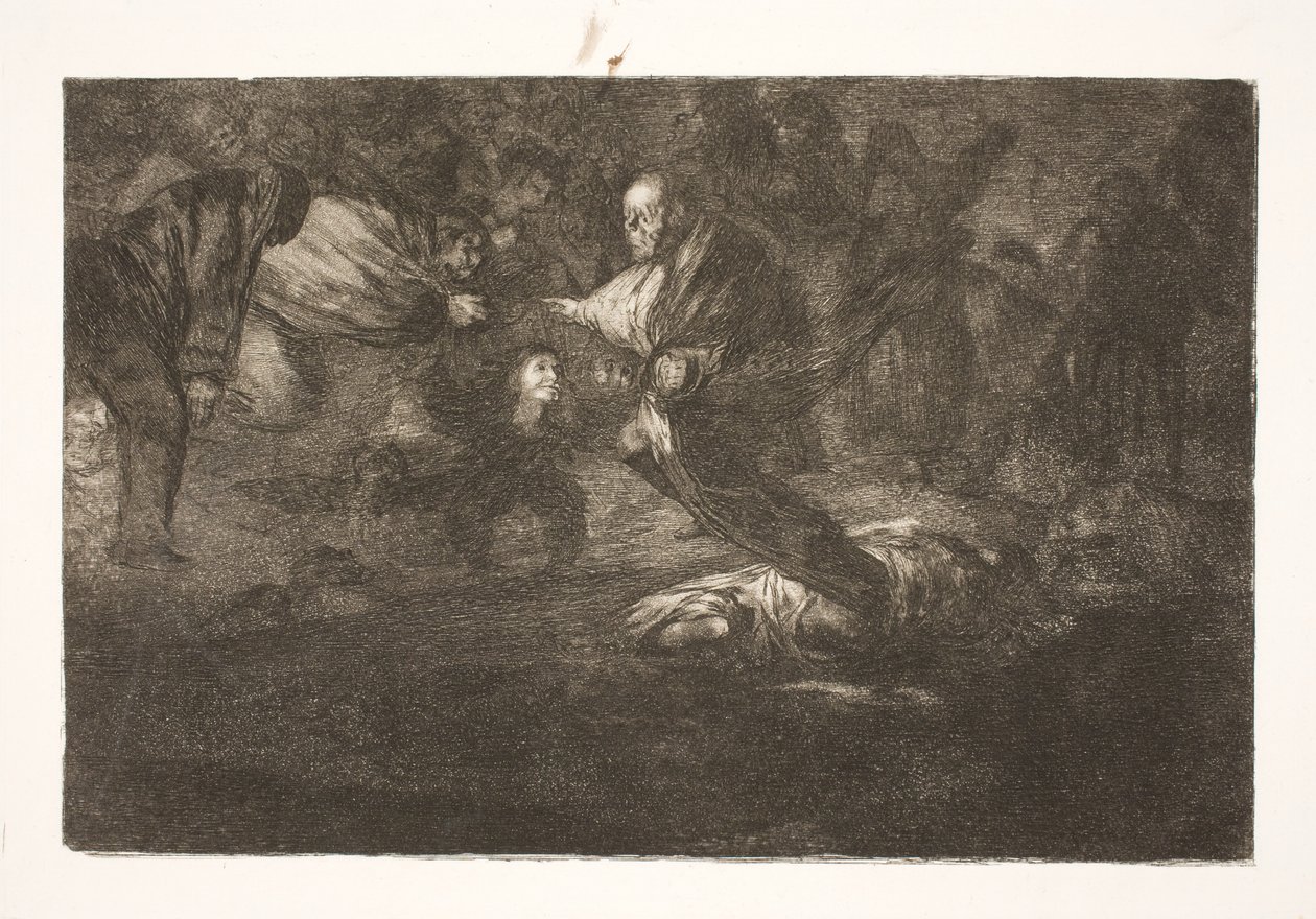 The Lord Creates Them, and They End in Beautiful Union / Birds of a Feather Flock Together by Francisco de Goya